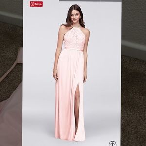 Pink bridesmaid dress